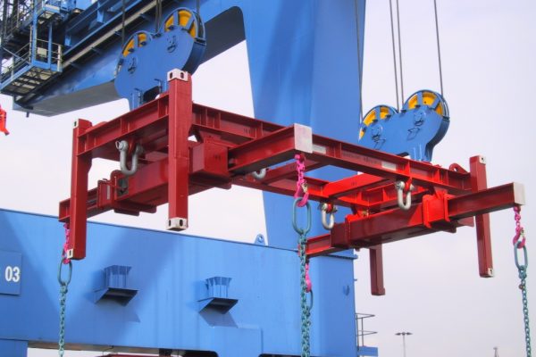 Special Container Lifting Beam with adjustable Spreaders