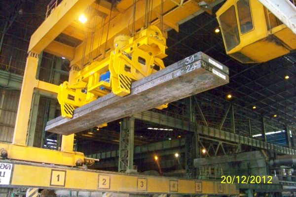 Hydraulic Double Slab Tongs with quadruple reeving