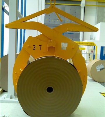 Mechanical Paper Roll Tong