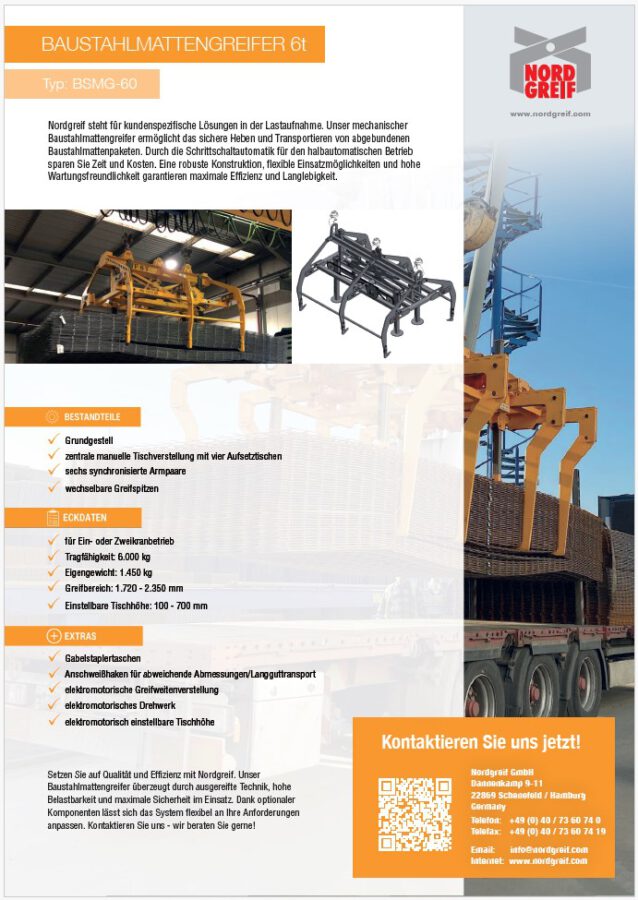 Baustahmattentransport