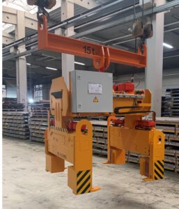 sheet metal package lifter / sheet metal package tongs - Blechpaketgreifer / Blechpaketzange - Nordgreif